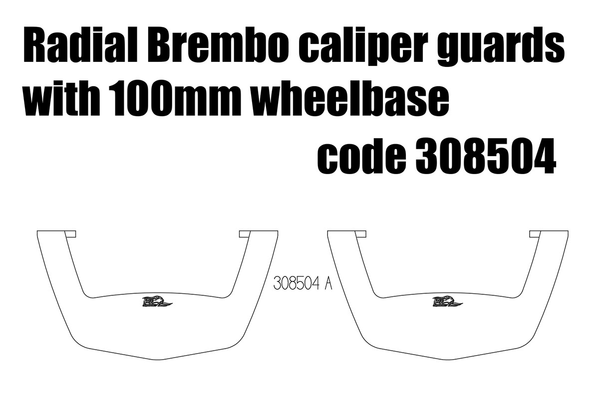 Cubre pinzas de freno Brembo radiales 100 mmCod. 308504Accesorios Frenos  Productos Novedades TRIUMPH - Free Spirits