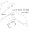 Air deflectors for Triumph Tiger 1200