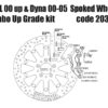 Harley Davidson Sportster 00 up & Dyna 00-05 with 19" spoked wheels - Bolt-in kit with 4p. caliper & rotor 320 mm - Image 5