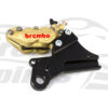 Rear brake caliper (Gold) 4 pot kit for Triumph Trident 660
