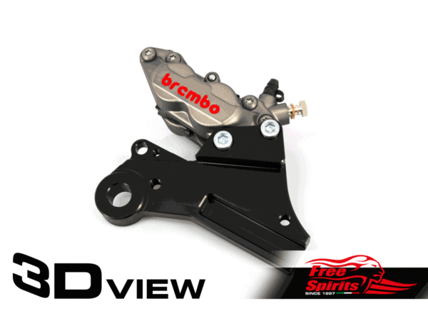 Rear brake caliper 4 pot kit for Triumph Trident 660 - KIT