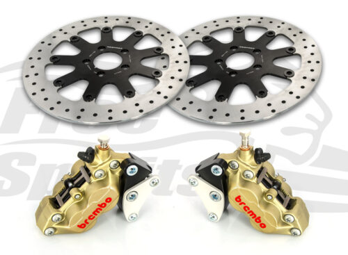 Bolt-in Upgrade braking kit for Harley Davidson XG Street Rod (4p. calipers & rotors diam. 320 mm) - KIT