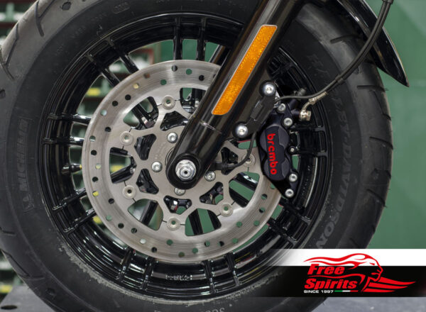 Front brake caliper 4 pot kit for Harley Davidson Sportster 2014 Up & Dyna 06-17 - KIT