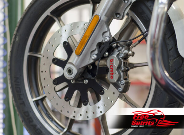 Harley Davidson Softail single disc 2015 up - Bolt-in kit with 4p. caliper & rotor 320 mm - KIT