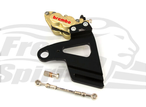 Brembo caliper 4 pot rear bracket for Harley Davidson Softail 2018 up - KIT