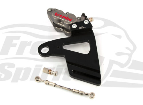 Brembo caliper 4 pot (Titanium) rear bracket for Harley Davidson Softail 2018 up
