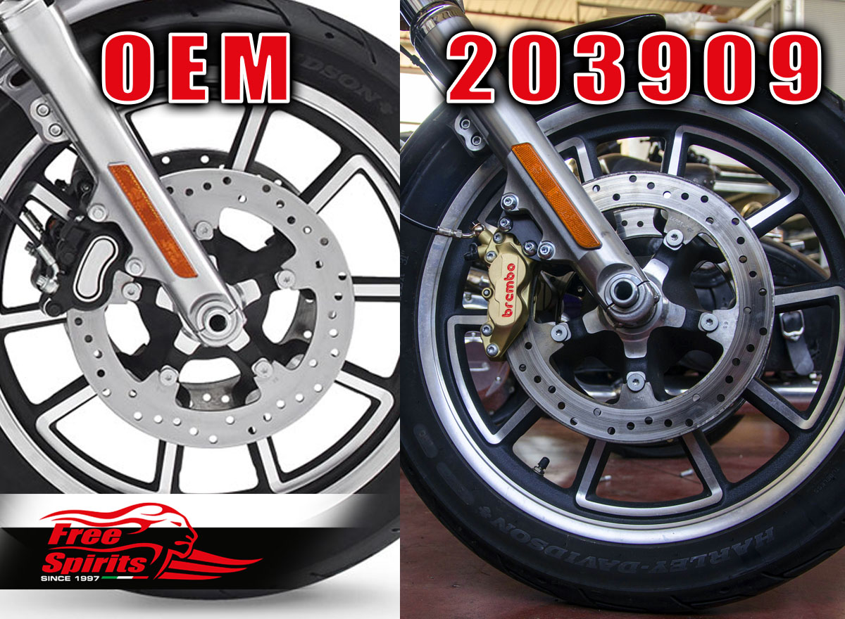 Front brake calipers pot kit for Harley Davidson 2006 up with dual  discCode 203909 KITBrakes HARLEY DAVIDSON BUELL New Products Free  Spirits