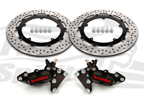 Cache-Étriers Frein Avant Chromés Pour Harley | Lot De 2 | Compatible Electra Glide, Road King, Street Glide (2008-2023)