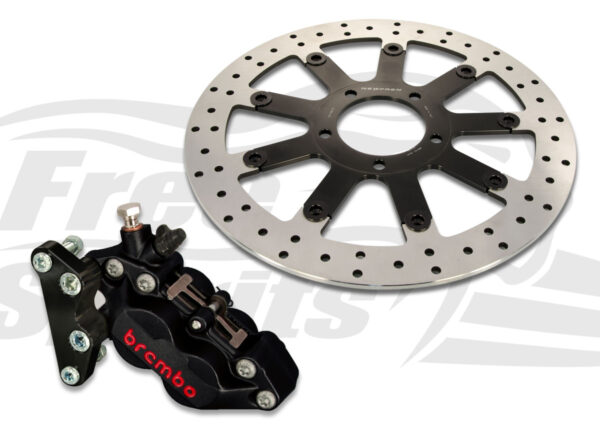 Triumph Street Twin & Street Cup Front Upgrade Floating Rotor and 4pot Caliper kit - KIT