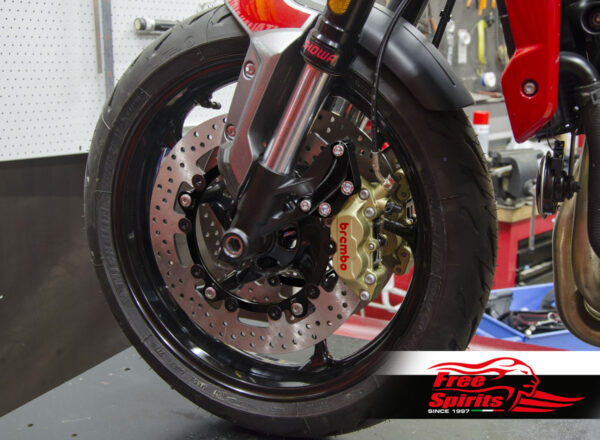 Bolt-in Upgrade braking kit for Triumph Trident 660 (4p. calipers & rotors diam. 320 mm) - KIT