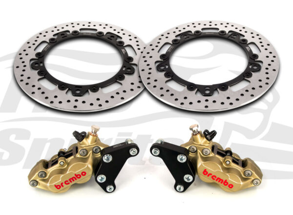 Bolt-in Upgrade braking kit for Triumph Trident 660 (4p. calipers & rotors diam. 320 mm) - KIT