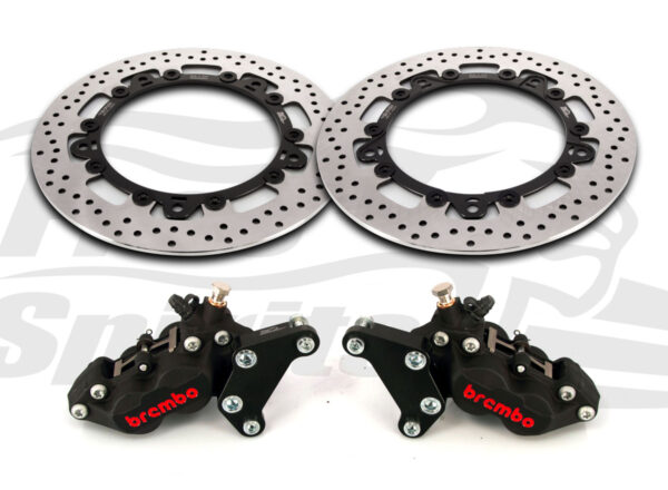 Bolt-in Upgrade braking kit for Triumph Trident 660 (4p. calipers & rotors diam. 320 mm) - KIT