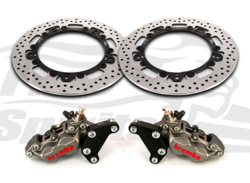 Bolt-in Upgrade braking kit for Triumph Trident 660 (4p. calipers & rotors diam. 320 mm) - KIT