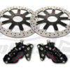Triumph Thruxton 1200 Std, Speedmaster & Bobber - Bolt-in kit with 4p. calipers & rotor 340 mm - KIT