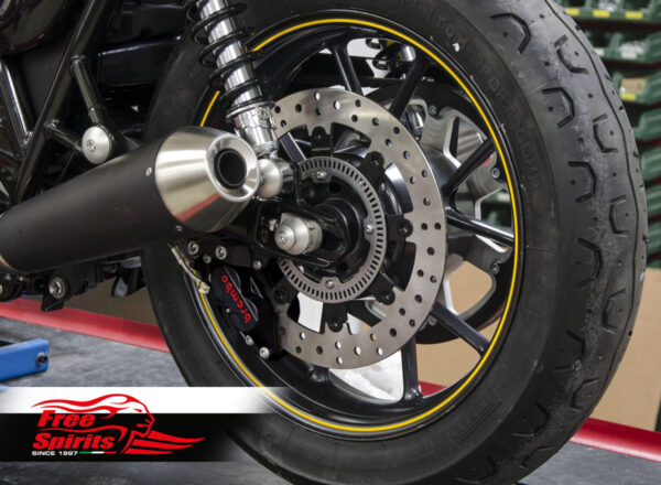 Triumph Street Twin & Street Cup rear upgrade 4pot caliper - KIT