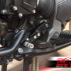Reclining pedals kit for Triumph Tiger 1200 & Tiger Explorer (Black)