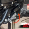Reclining pedals kit for Triumph Tiger 1200 & Tiger Explorer (Black)