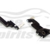 Reclining pedals kit for Triumph Tiger 1200 & Tiger Explorer (Black)