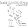 Triumph Street Cup Front brake caliper 4 pot - KIT