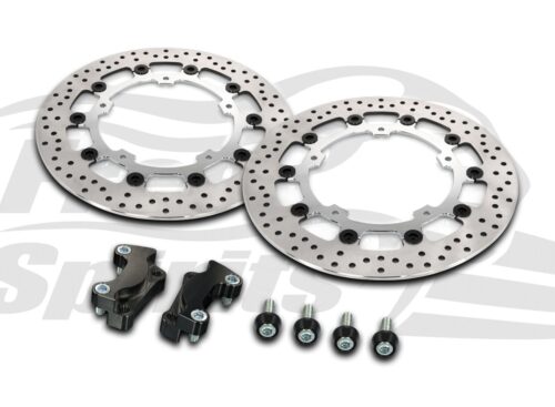 Harley Davidson Touring 2014 up - Brake rotors kit (Chrome) 320 mm & pads