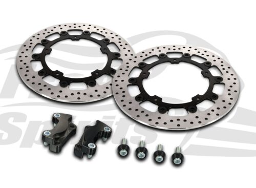 Harley Davidson Touring 2014 up - Brake rotors kit (Black) 320 mm & pads