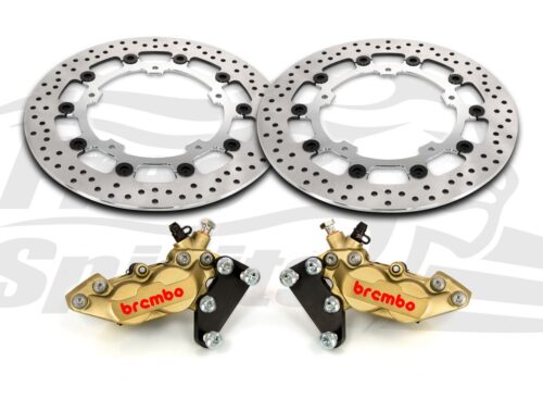 Harley Davidson Touring 2014 up - Bolt-in kit with 4p. calipers & rotors 320 mm - KIT 