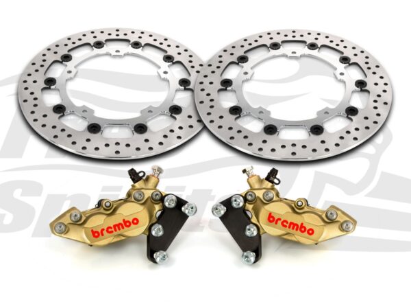 Harley Davidson Touring 2014 up - Bolt-in kit with 4p. calipers & rotors 320 mm - KIT