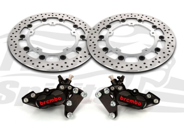 Harley Davidson Touring 2014 up - Bolt-in kit with 4p. calipers & rotors 320 mm - KIT