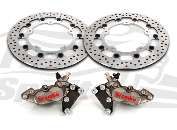 Harley Davidson Touring 2014 up - Bolt-in kit with 4p. calipers & rotors 320 mm - KIT