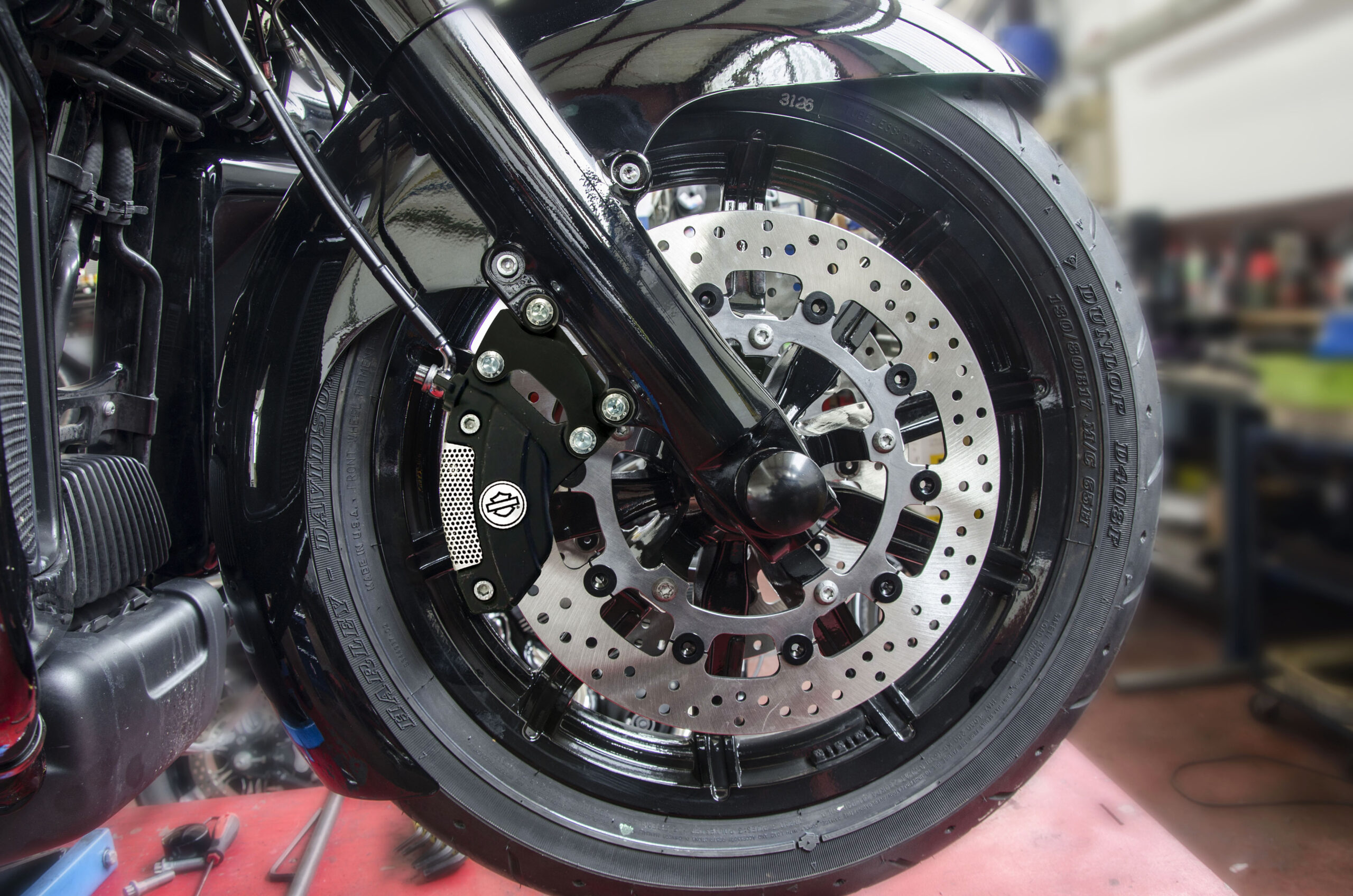 Tsuboss Tsuboss Rear Brake Disc Compatible With Harley Davidson XL 1200 Series