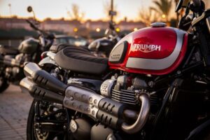 Triumph Street Scrambler H-pipe