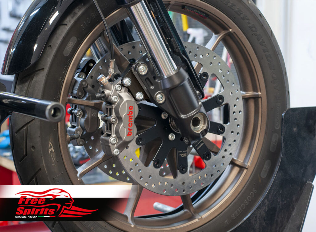 Harley Davidson Softail dual disc 2018 up – Bolt-in kit with 4p ...