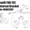 Supporti smartphone e navigatore Benelli TRK 702 - immagine 9