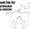 Supporti smartphone e navigatore Benelli TRK 702 - immagine 10