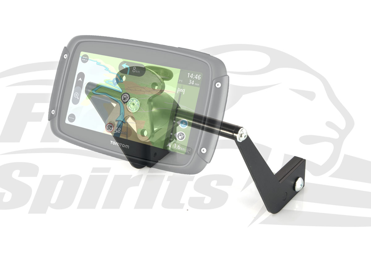 YFBH Telefono Piastra Staffa Supporto Per Navigatore GPS Per Motocicletta Per Benelli TRK702 TRK702X TRK 702 X 2022 2023 2024 Supporto Per Telefono Cellulare Navigatore Supporto(Nero 2