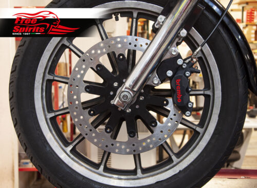 Harley Davidson 84-99 con disco freno singolo - Kit pinza 4p. e disco freno 320 mm