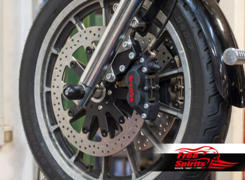 Harley Davidson 84-99 doppio disco - Kit pinze 4p. e dischi freno 320 mm