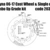 Harley Davidson Dyna 06-17 con ruote in lega - Kit pinza 4p. e disco freno 320 mm - immagine 4