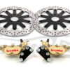 Harley Davidson Dyna doppio disco dal 2008 - Kit pinze 4p. e dischi freno 320 mm