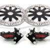 Harley Davidson Dyna doppio disco dal 2008 - Kit pinze 4p. e dischi freno 320 mm - immagine 2