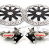 Harley Davidson Dyna doppio disco dal 2008 - Kit pinze 4p. e dischi freno 320 mm - immagine 3