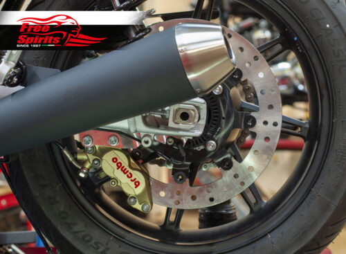 Kit freno posteriore 4 Pistoni per Triumph Speed Twin 900 dal 2025