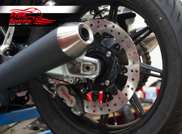 Kit freno posteriore 4 Pistoni per Triumph Speed Twin 900 dal 2025