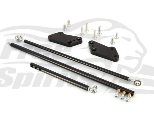 Extended forward controls adaptors kit + 80mm for HD Dyna