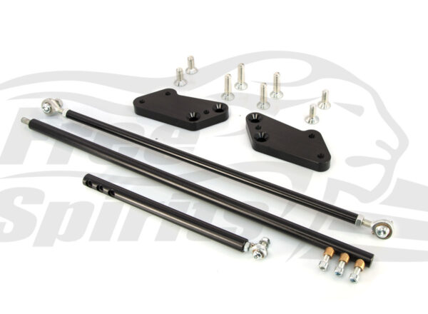 Extended forward controls adaptors kit + 80mm for HD Dyna