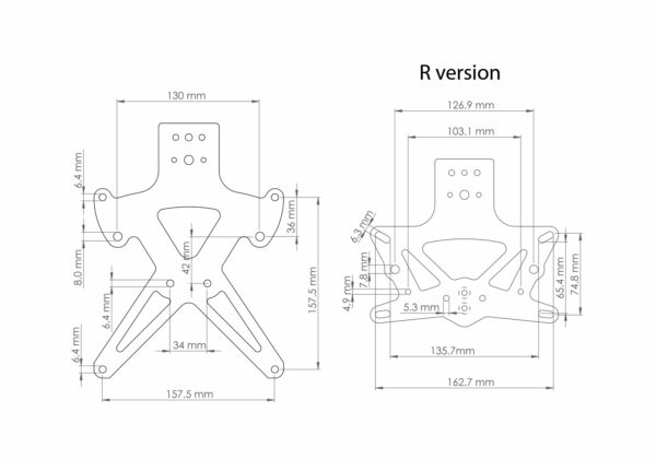 License plate (Short Cut) for Triumph Speed Twin 1200 - Image 11