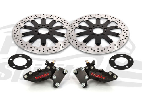 Harley Davidson XR 1200 - Kit pinze 4p. e dischi freno 320 mm