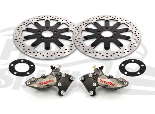 Harley Davidson XR 1200 - Kit pinze 4p. e dischi freno 320 mm