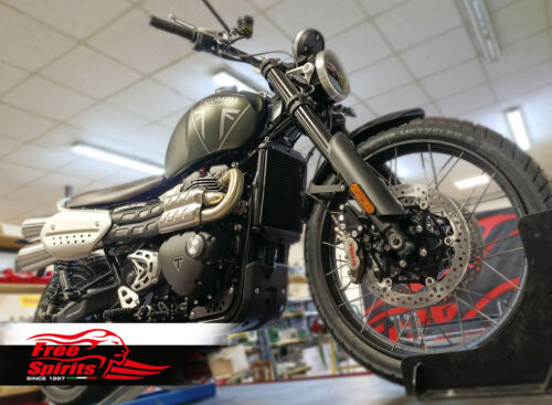 Triumph Scrambler 1200 X front brake calipers 4 pot
